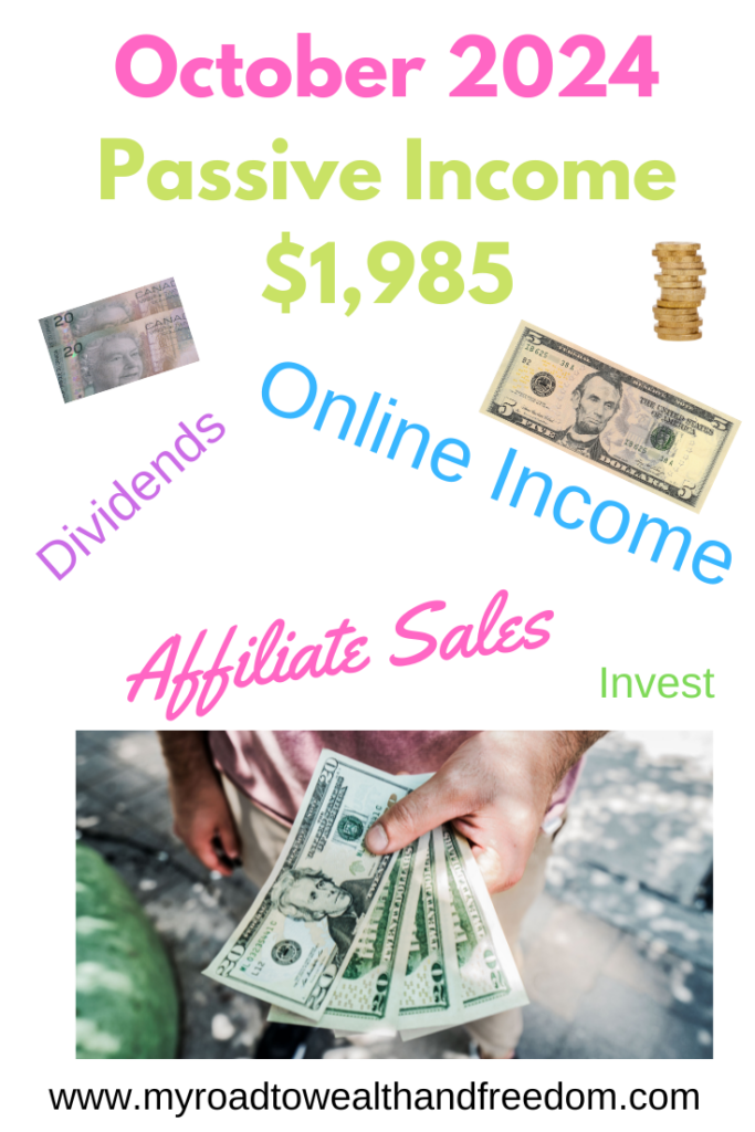 October 2024 Passive Income $1,985