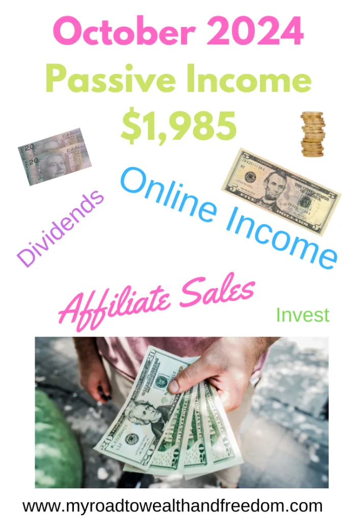 October 2024 Passive Income $1,985